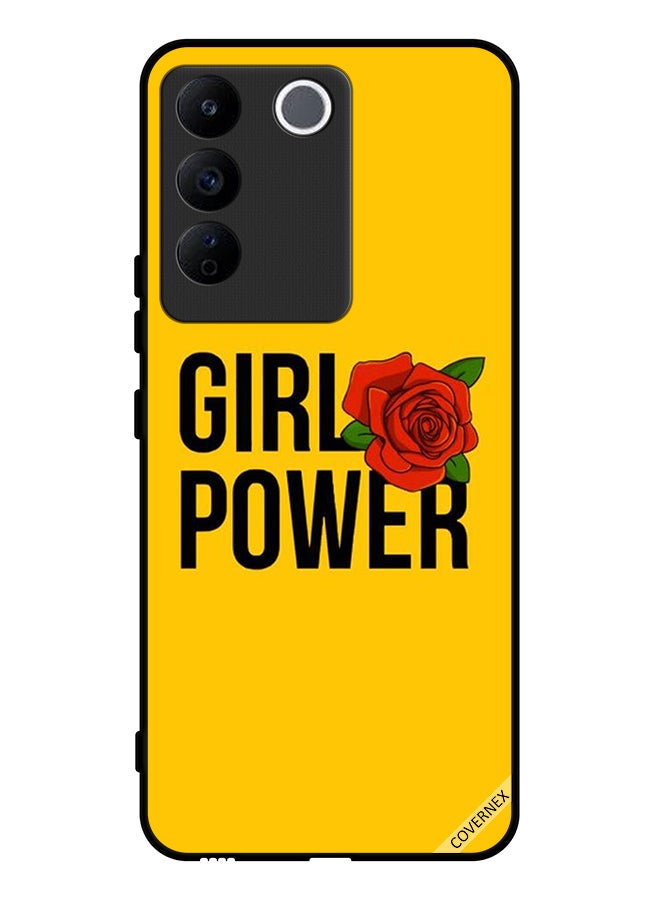 Covernex Protective Case Cover For Vivo S16e Girl Power Yellow - Image 1