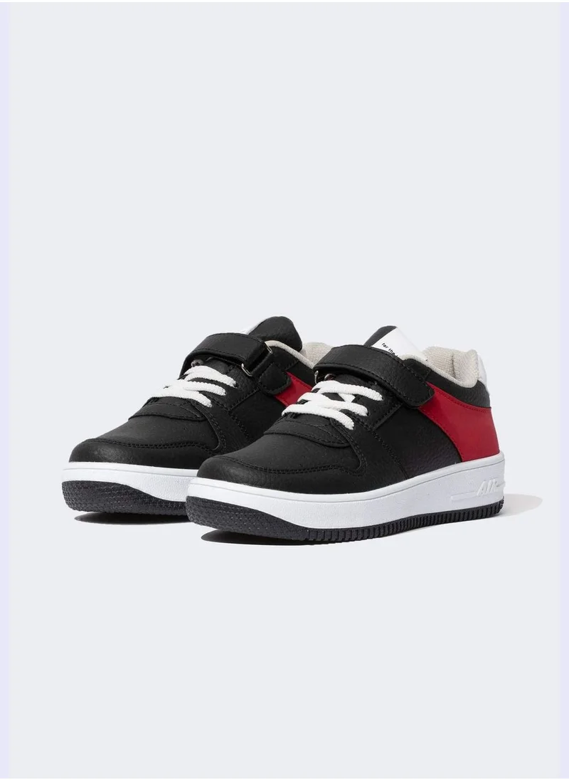 DeFacto High Sole Nasa Print Lace Up Trainers