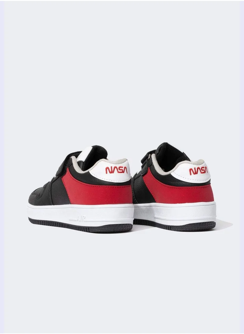 DeFacto High Sole Nasa Print Lace Up Trainers
