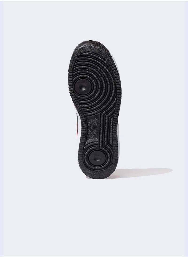 DeFacto High Sole Nasa Print Lace Up Trainers