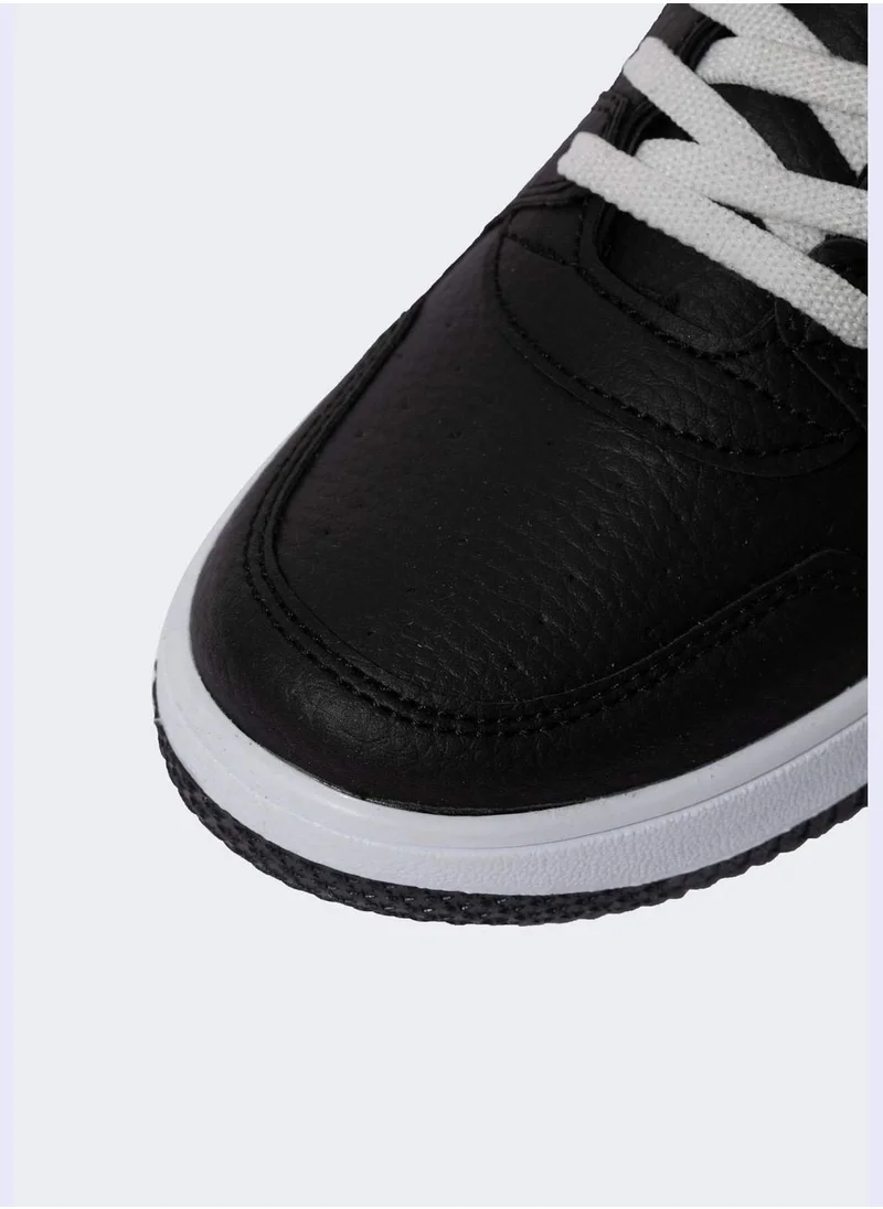 DeFacto High Sole Nasa Print Lace Up Trainers