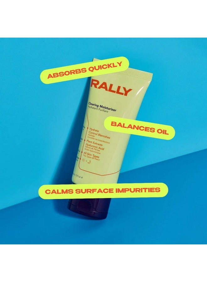 رالي كريم جل نباتي، مرطب للوجه، مرطب + التحكم في عيوب المراهقين + الرياضيين، 2 أونصة - Image 4