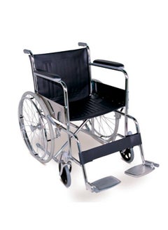 BIONEX Bionex Lightweight Foldable Wheelchair With Durable Build in Elegant Black 