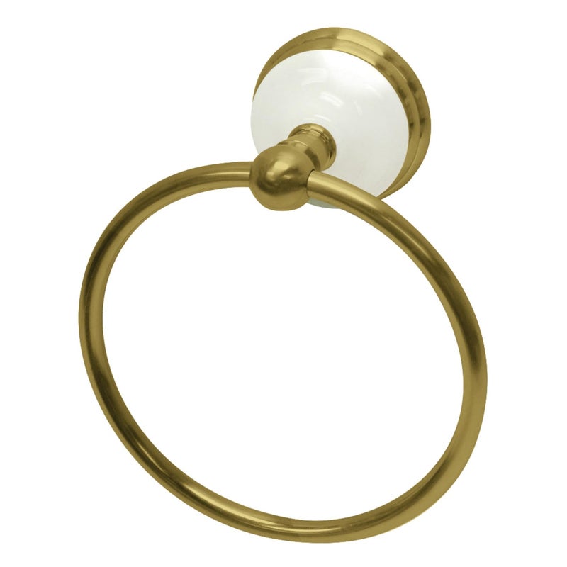 Kingston Brass BA1114BB Victorian TowelRing Brushed Brass 613 x 306 x 731 - Image 2