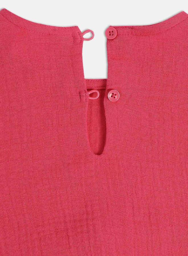 MINIKLUB Girls Knot-Front Cotton Top - Image 4