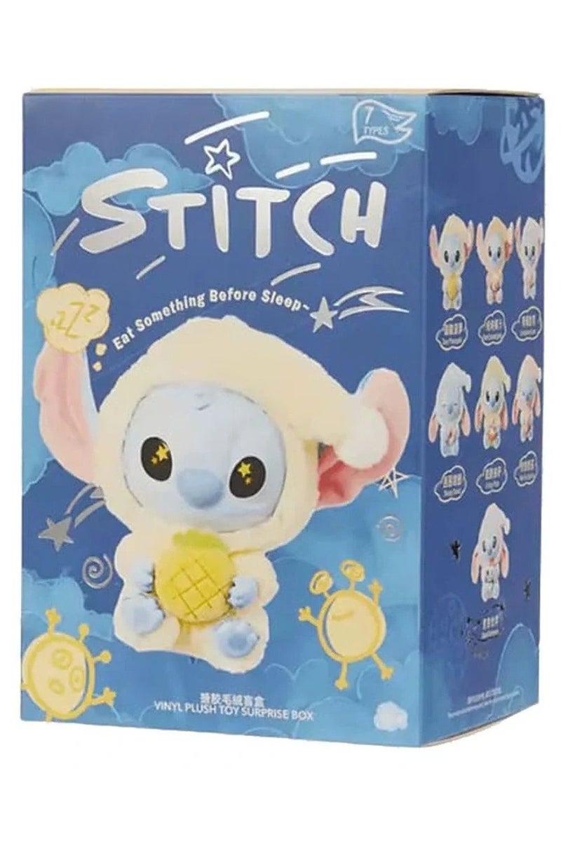 STITCH Original “Eat Something Before Sleep” Cute Vinyl Plush Toy Surprise Box – Blind Box Collectible - Image 1
