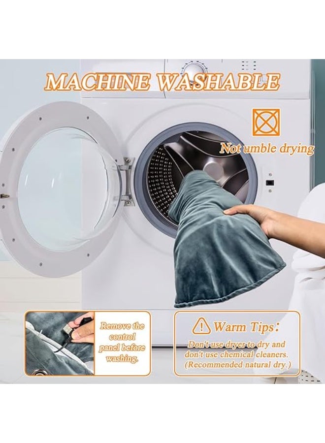 وسادة تدفئة كهربائية بوزن مريح للرقبة والكتفين والظهر – دفاية رقبة مع 3 مستويات حرارة لراحة يومية للرجال والنساء - Image 2