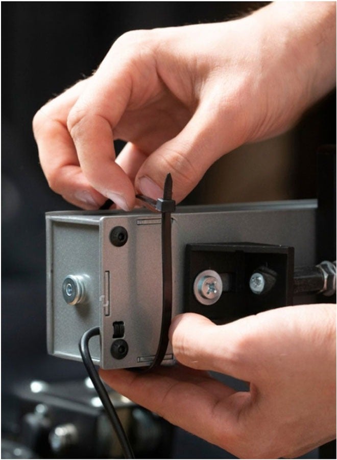 Alruht 300 Pieces Cable Tie, Black Zip Ties with Self-Locking, UV Heat Resistance, Nylon Material, Ideal for Electrical, Construction, Garden and Cable Management (4x100mm) - Image 4