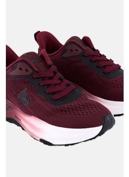 RBX Women Lace Up Outdoor Shoes, Burgundy  - Image 3