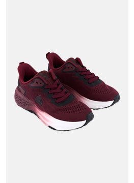 RBX Women Lace Up Outdoor Shoes, Burgundy  - Image 1