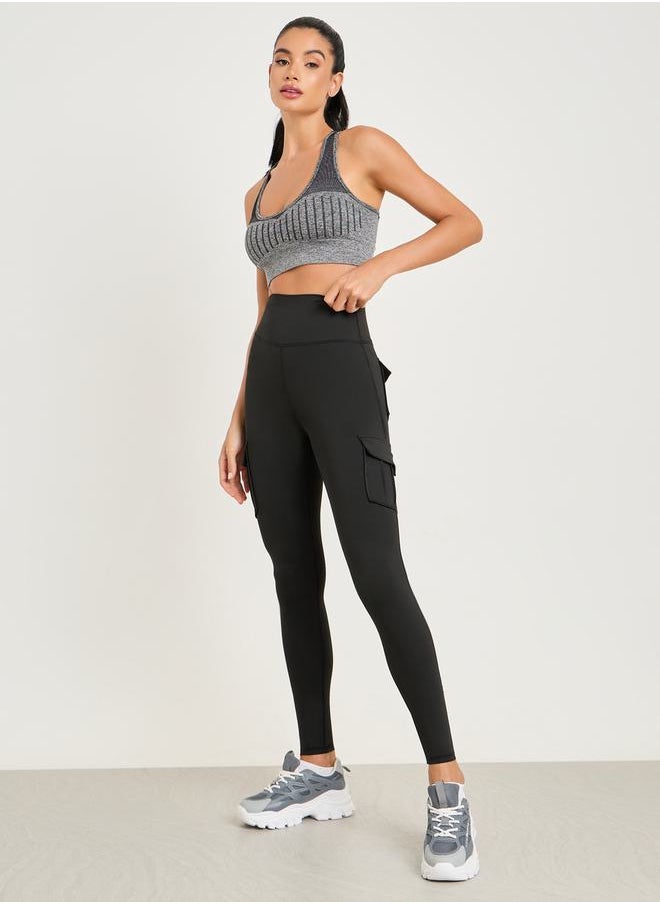 Styli - Flap Pocket Detail Active Leggings - Image 1