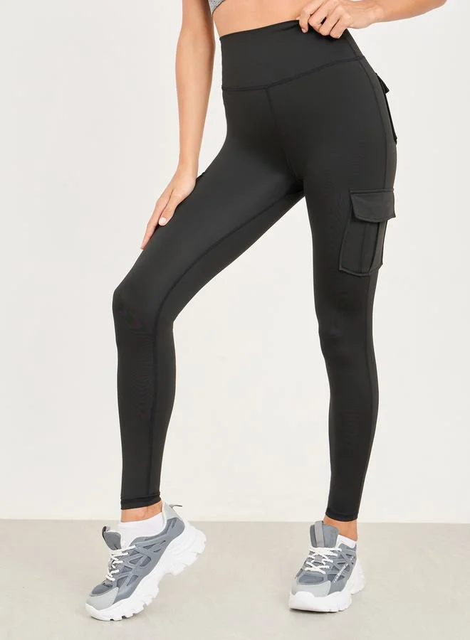Styli Active Flap Pocket Detail Leggings