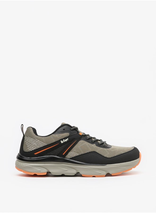 Lee Cooper Men's Panelled Low Ankle Lace-Up Sneakers  - Image 3