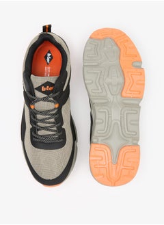 Lee Cooper حذاء رياضي رجالي برباط عند الكاحل ومقسم إلى أجزاء  - Image 4
