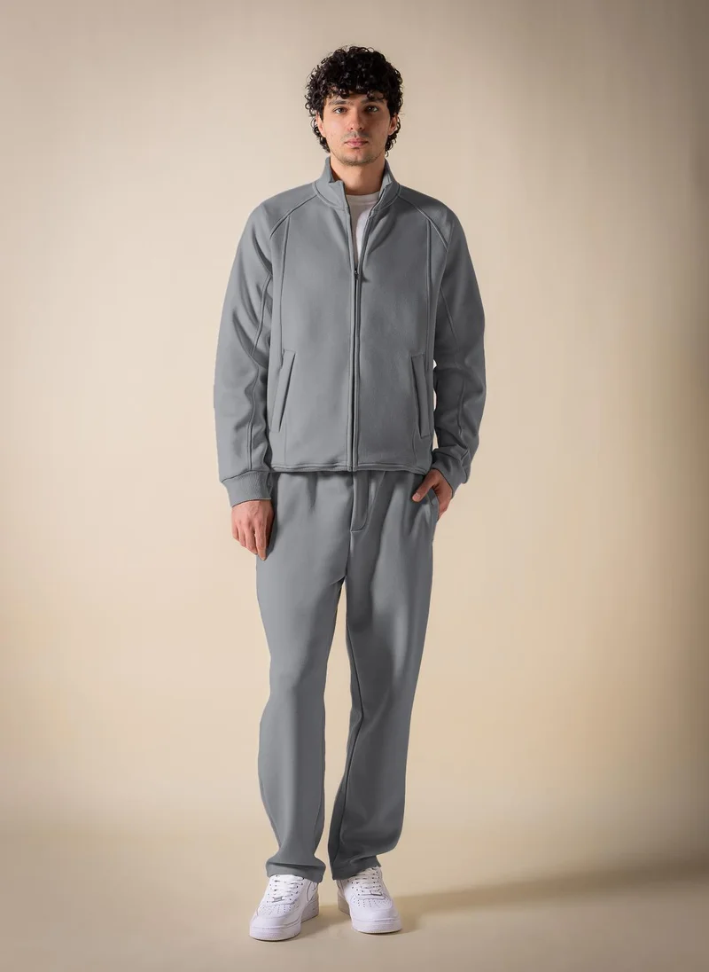 DETAILED SOFT TRACKSUIT SET