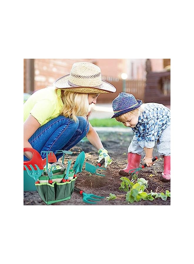 PROMASS promass Kids Gardening Tool Set for Ages 3-7 Kids, Garden Apron, Kids Sun Hat, Kids Shovel, Toddler Gardening Gloves - Kids Gardening Set as Dress Up & Pretend Play, Costumes for Boys & Girls (Pink) - Image 5
