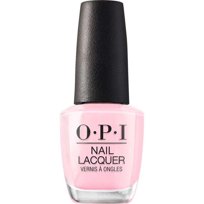 OPI Nail Lacquer Suzi Shops & Island Hops | Opaque Soft Pink CrÃ¨me Chip Resistant Nail Polish | Fast Drying, Streak Free - Image 1
