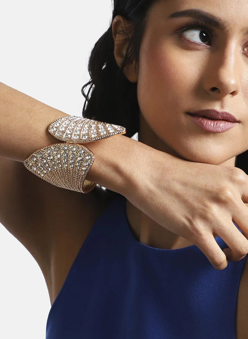 سوهي سوار مروحة كريستال - ذهبي