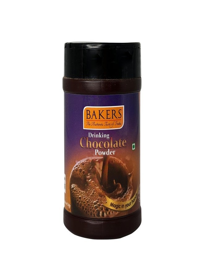 BAKERS Drinking Chocolate Powder | Hot & Cold | Authentic Taste| Perfect for Kids & Adults Pack of 6 (100 gm Jar x 6) - Image 1