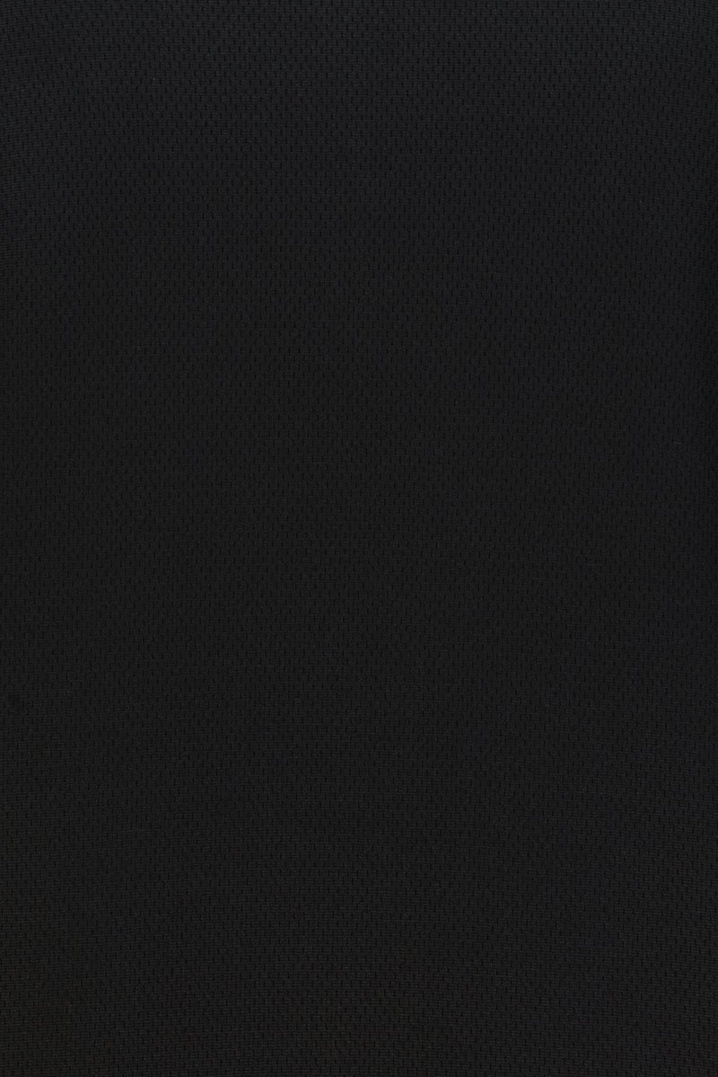 MOTION Men Sportswear Fit Short Sleeve Training Polo Shirt, Black - Image 4