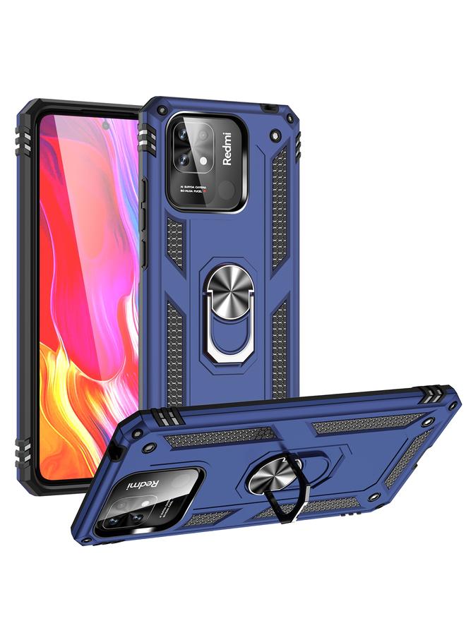 The Bros Case For Xiaomi Redmi 10C Shockproof TPU + PC Phone Case with 360 Degree Rotating Holder