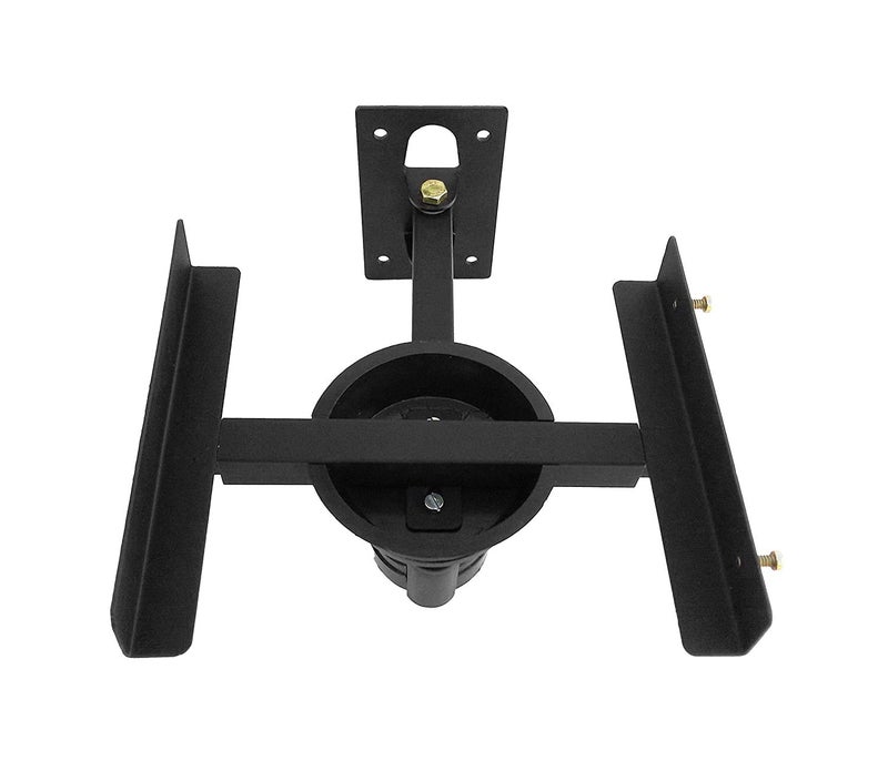 Audiovan Adjustable Speaker Wall Mount Bracket with Swivel 8 x 12 Inches Pair (2 Bracket) (Speaker Wall Mount 8 x 12 Inches, Black) - Image 5