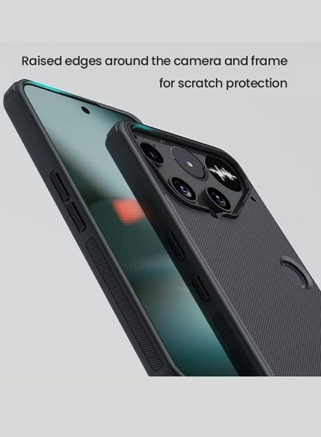 general Case Compatible with Nothing Phone (3) 5G, Frosted Shield Pro Slim Fit Matte Hard PC Back Shell Soft TPU Edge Shockproof Protective Cover for Nothing Phone 3 - Image 5