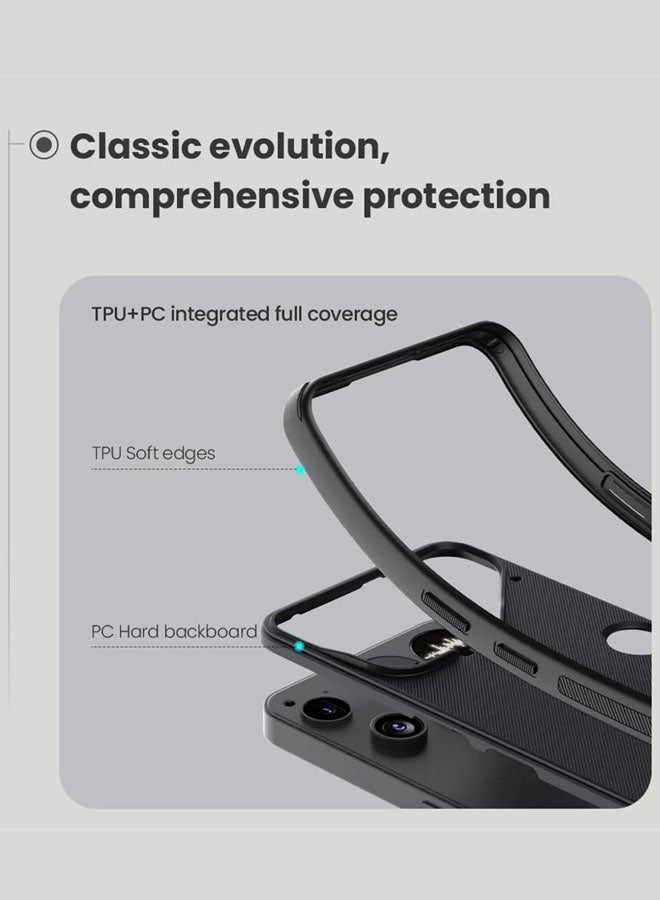 general Case Compatible with Nothing Phone (3) 5G, Frosted Shield Pro Slim Fit Matte Hard PC Back Shell Soft TPU Edge Shockproof Protective Cover for Nothing Phone 3 - Image 4