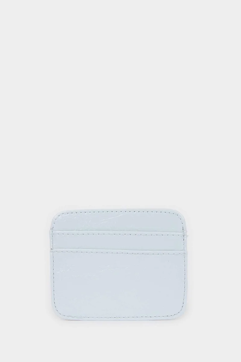 ديفاكتو Woman Faux Leather Business Card Wallet