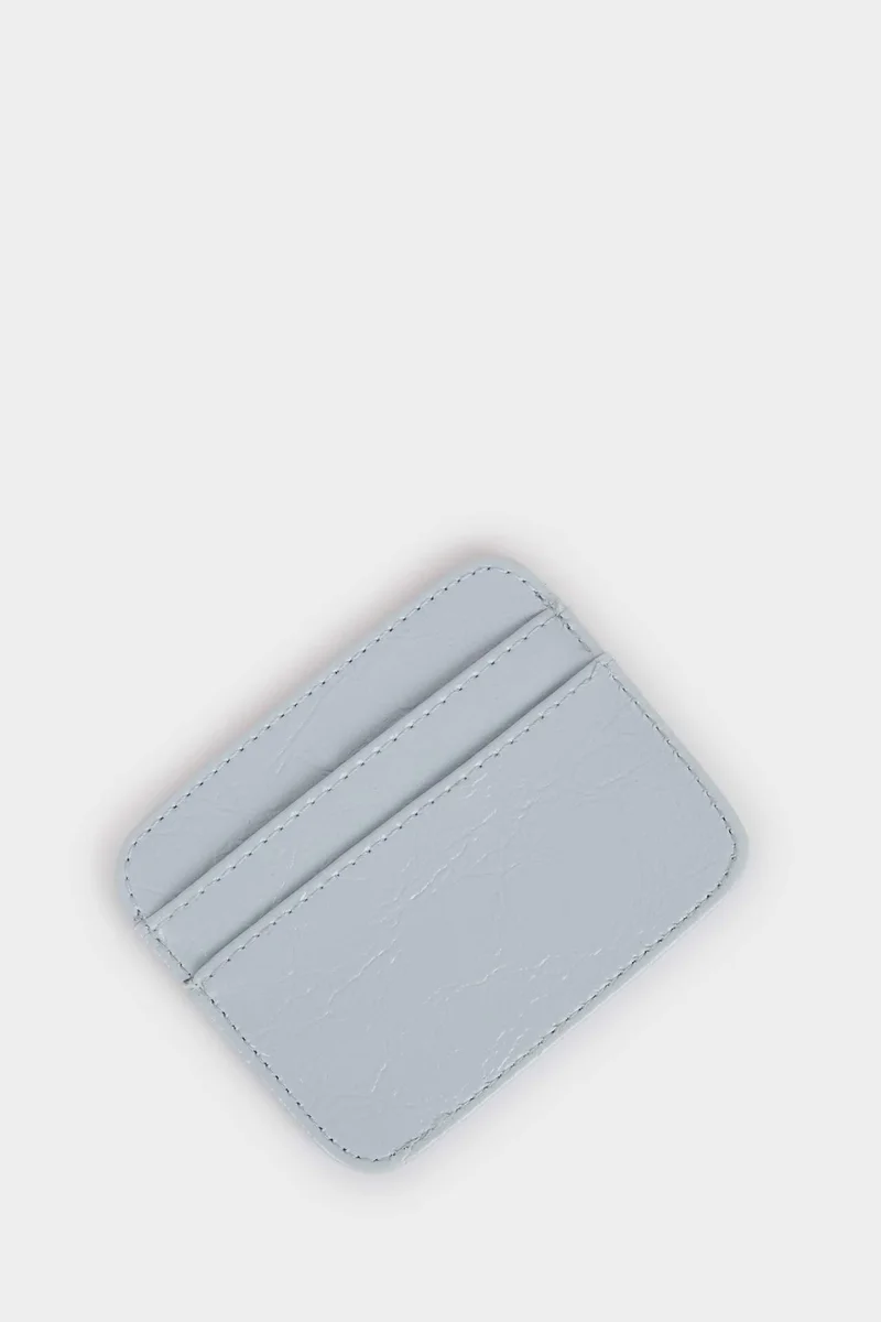 ديفاكتو Woman Faux Leather Business Card Wallet