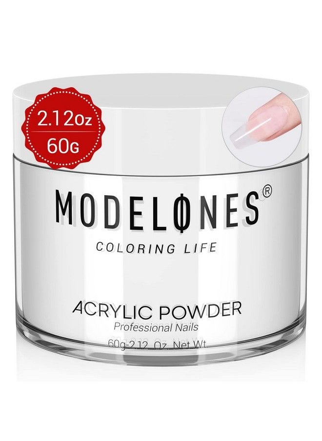 modelones Acrylic Powder 212Oz Clear Acrylic Powder Professional Acrylic Nail Powder For Nail Extension French Nail Art 3D Flowers Nail Carving Beginnerfriendly And Longlasting No Nail Lamp Needed  - Image 2
