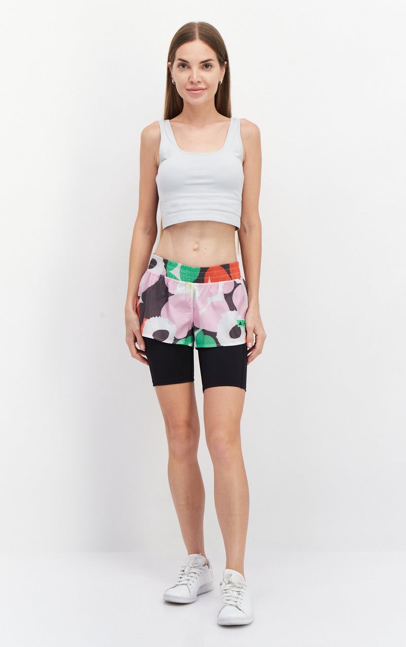 Adidas Women Sportswear Fit Brand Logo Running Shorts, Black - Image 2