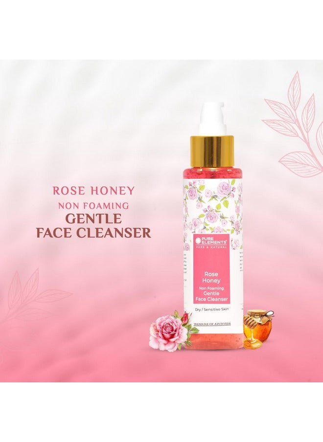 Pure Elements Rose Honey Non-Foaming Gentle Face Cleanser For Sensitive Skin For Dry To Normal/Sensitive Skin 100Ml  - Image 4