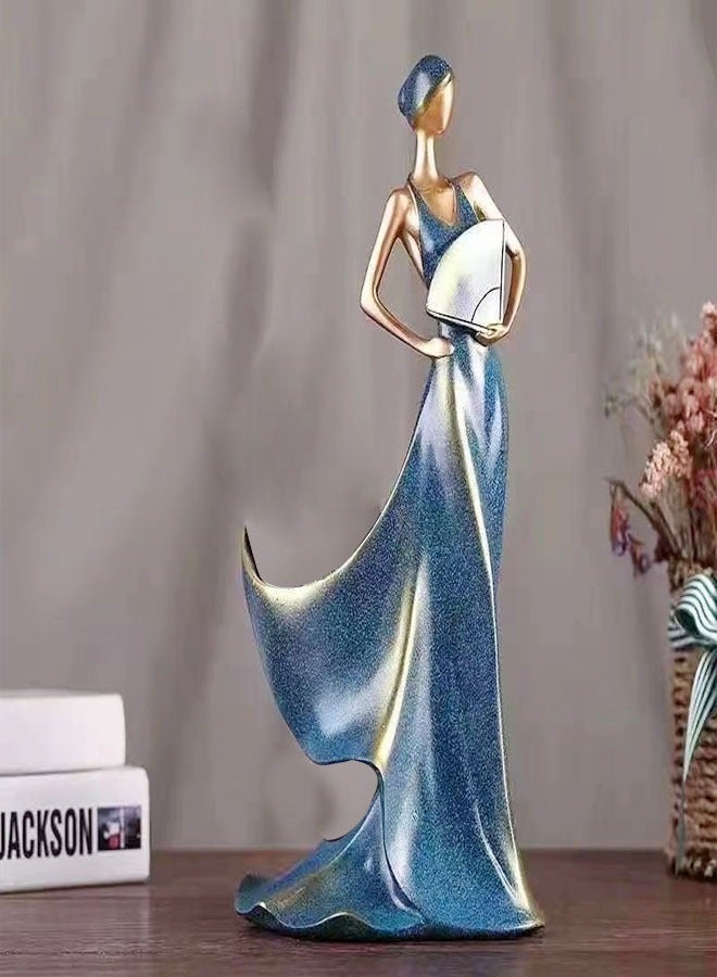 رافين الجمال الشرقي النحت الراتنج زجاجة حامل حامل مطعم المنزل ديكور التخزين المنظم سطح المكتب الديكور البند 17x15x35 سم - Image 2