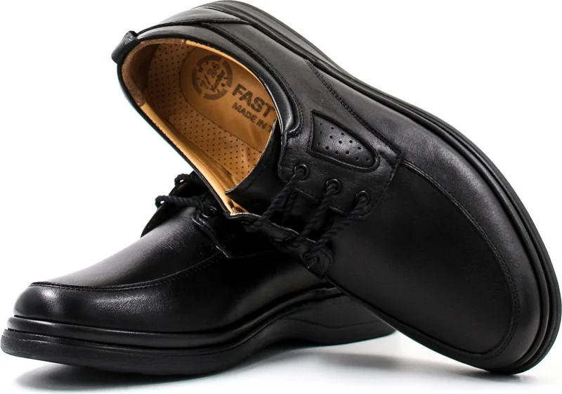 فاست ستيب Fast Step Leather Orthopedic Men's Casual Daily Comfort Sole Shoes 662MA208