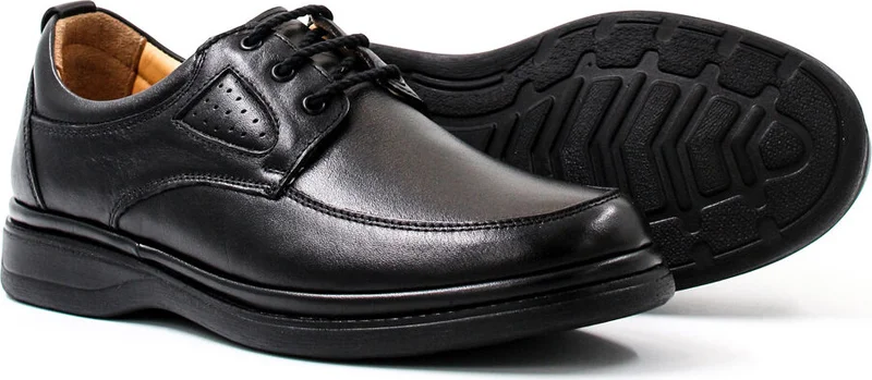 فاست ستيب Fast Step Leather Orthopedic Men's Casual Daily Comfort Sole Shoes 662MA208
