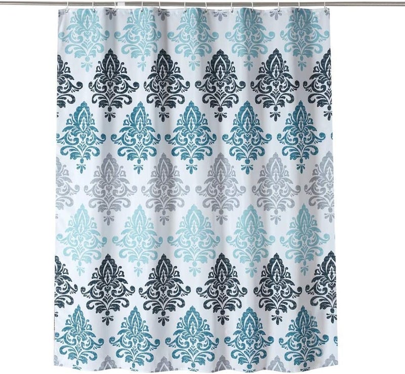 Polyester Striped Shower Curtain, Waterproof Bathroom Curtain, Size S - Durable Fabric, Easy Installation, Stylish Privacy Solution - Image 1