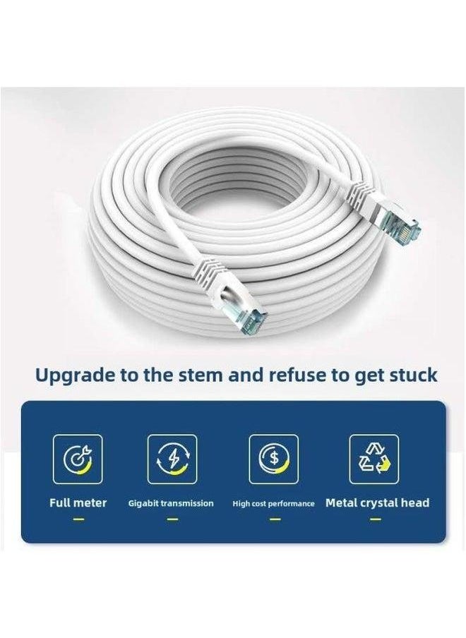 Generic Six Types Of Gigabit Shielded Wire Finished Network Cable 1 Meter 2 3 5 10 Jumper Wholesale-Color:Blue-Line Length:2M  - Image 4