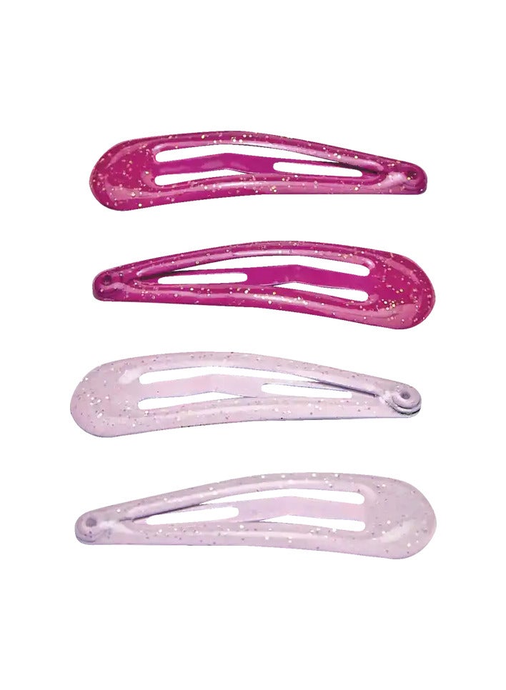 ROSSMANN German Brand, Sparkling Hair Jewelry Glitter Set Pink – 9 Pieces with Storage Bag, Hair Tie Set, as a gift for occasion, 9-Piece Girl Exquisite Headdress. - Image 2