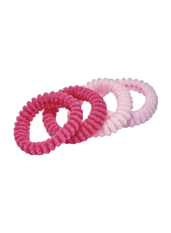 ROSSMANN German Brand, Sparkling Hair Jewelry Glitter Set Pink – 9 Pieces with Storage Bag, Hair Tie Set, as a gift for occasion, 9-Piece Girl Exquisite Headdress. - Image 4