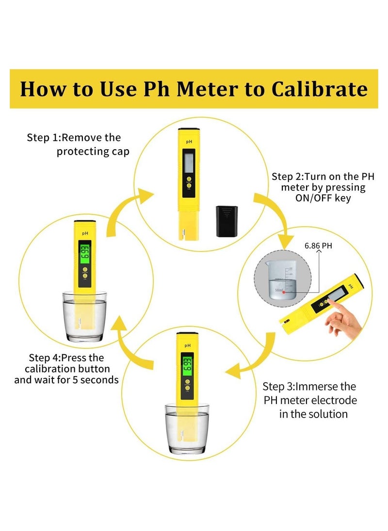 Generic - PH Meter Digital Tester 0.01 High Accuracy for Water 0-14 Measurement Range for Drinking Pool and Aquarium - Image 1