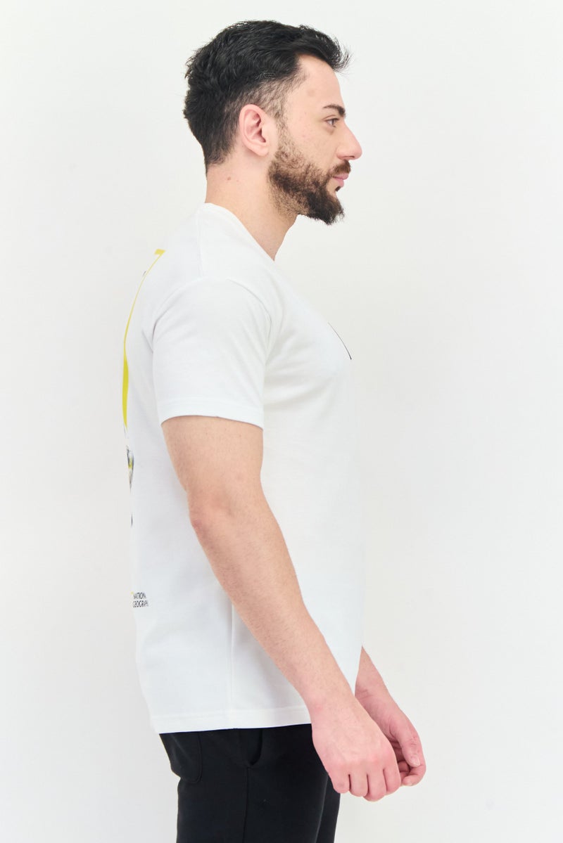 Adidas X Terrex Men Sportswear Fit Short Sleeve Outdoor T Shirts, White - Image 3