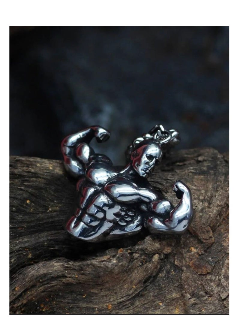 JewelryEveryday - Silver Stainless Steel Necklace For Men Size 60cm - Image 1