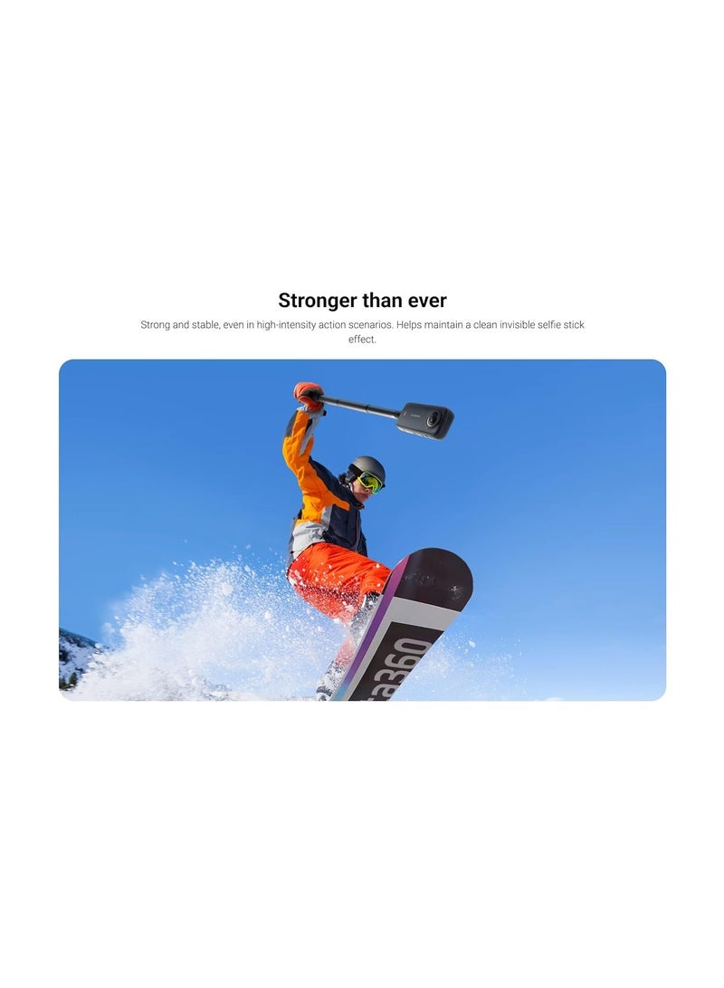 Insta360 114cm Long Invisible Selfie Stick Compatible with Insta 360 X4, X3, X2, ONE RS, G0 2, ONE R, ONE X - Image 5