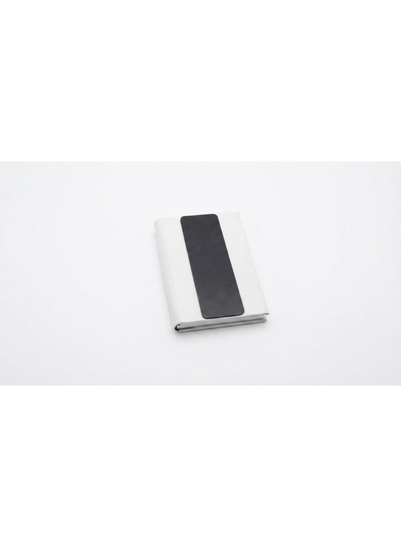 Wide Long Card Holder for Cards and Personal IDs – White - Image 1
