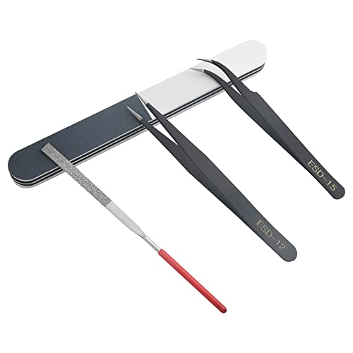 BXQINLENX Professional 8 PCS Model Tools Kit Modeler Basic Tools Craft Set Hobby Building Tools Kit for Gundam Car Model Building Repairing and Fixing(A) - Image 5