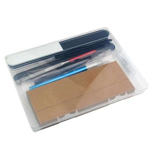 BXQINLENX Professional 8 PCS Model Tools Kit Modeler Basic Tools Craft Set Hobby Building Tools Kit for Gundam Car Model Building Repairing and Fixing(A) - Image 2