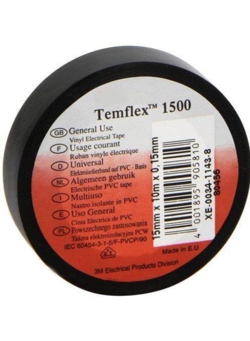 3M Electrical Insulation Tape High Quality PVC 19mm x 10m Heat and Moisture Resistant General Purpose - Image 1