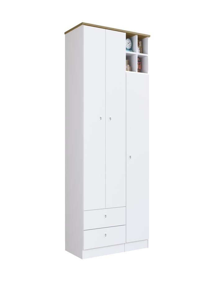 ART IN MOVEIS Wardrobe. White Color  184x90.8x43.5  - Image 2