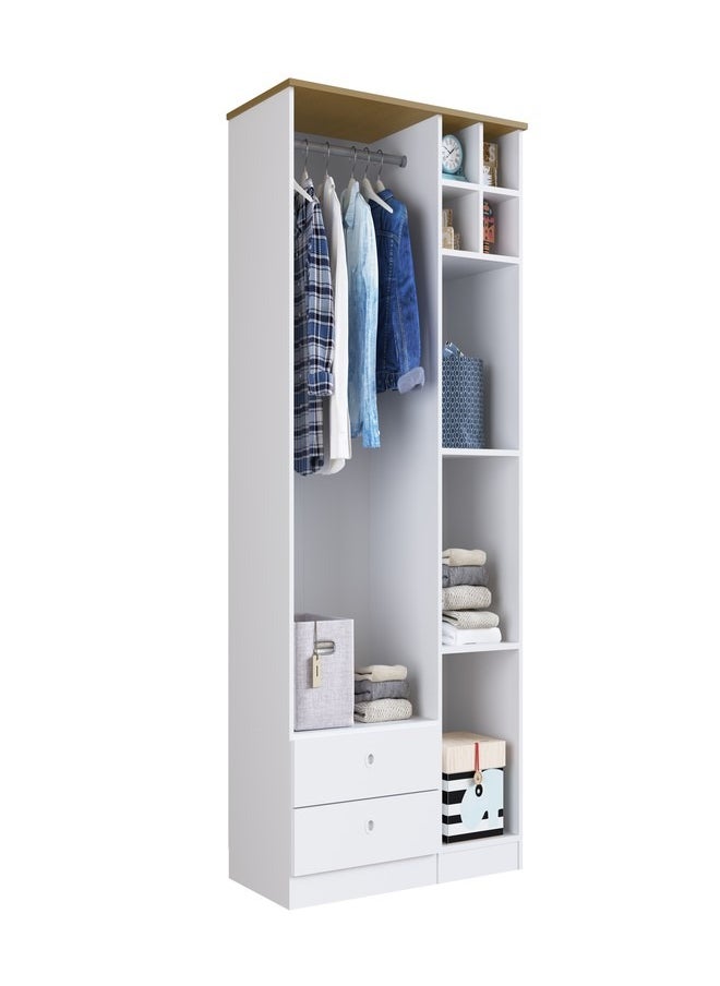 ART IN MOVEIS Wardrobe. White Color  184x90.8x43.5  - Image 3